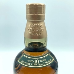 s1117501 サントリー SUNTORY 山崎 10年 ピュアモルト ウイスキー whisky 酒 お酒 ボトル 箱あり 未開封 700ml 山崎蒸溜所 美品 の画像