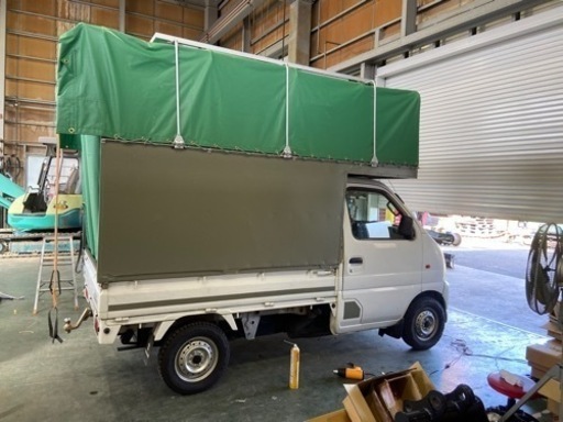 一旦保留●幌車、荷台着脱可能★スズキ　キャリー　トランポ仕様