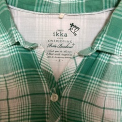 プライスダウン　ikka七分袖ブラウスの画像