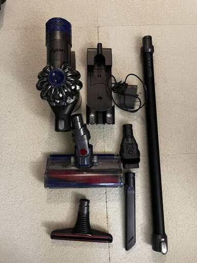 掃除機 dyson v6 fluffy+ black version
