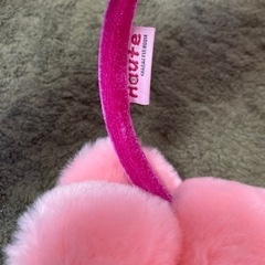 新品　韓国うさぎ耳あての画像