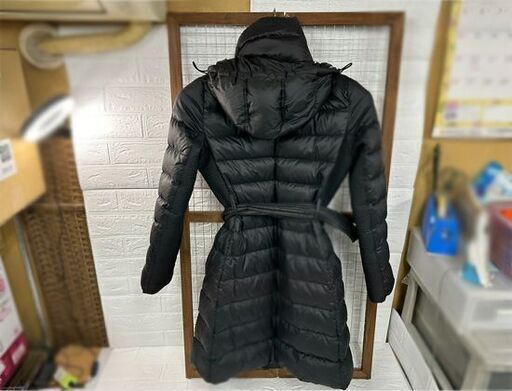 BURBERRY ロング ダウンコート サイズ38 B1C11-853-09 バーバリー ノバチェック ジャケット 三陽商会 ブラック