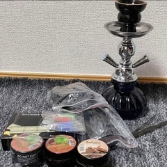 シーシャ 本体セット ブラック 黒【吸い口2個】