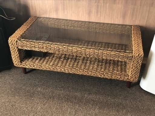 アジアン家具　ウォーターヒアシンス　ソファー　テーブルセット
