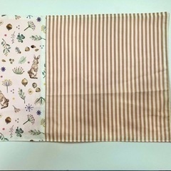 ハンドメイド　森のうさぎのランチョンマット　ランチョンマット　入...