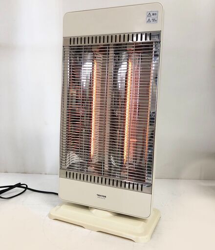 TEKNOS★テクノス 電気ストーブ カーボンヒーター CHM-4531(W) ホワイト 美品