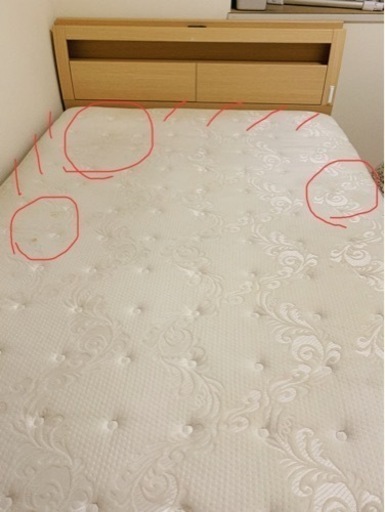 【ありがとうございます。終了させていただきます。】ニトリ　ダブルベッド　N-sleep 