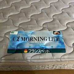  P0548 アルファモーニングライフ　フランスベット　ベットマット ワイドダブルベッドの画像