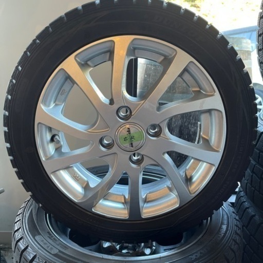 【中古】165/55R14スタッドレスタイヤ&ホイール4本セット