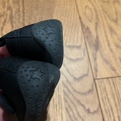黒靴　15㌢の画像