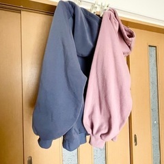 【お引渡完了】ふわもこ　裏起毛　パーカー　２着セットの画像