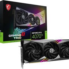 MSI グラフィックスボード GeForce RTX 4070 Ti GAMING X TRIO 12G VD8369