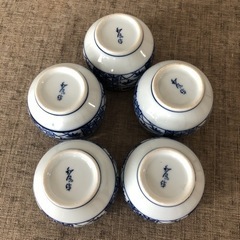 有田焼 和風作湯呑み 5つセットの画像