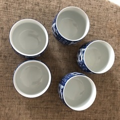 有田焼 和風作湯呑み 5つセットの画像