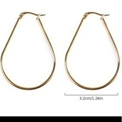 新品未使用品❗️アクセサリー　洋梨型のイヤリング