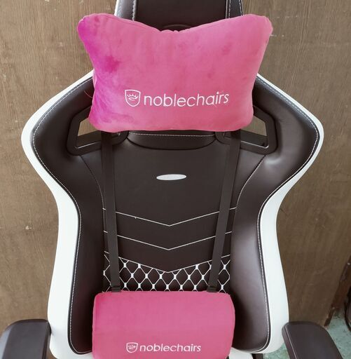 セール中につき、通常特価65,978円より20,000円引きの45,978円!　【27】noblechairs ノーブルチェア ゲーミングチェア EPIC REAL LEATHER 本革使用 高級モデル 135°リクライニング可能