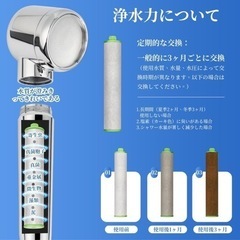  シャワーヘッド 塩素除去と増圧 高水圧シャワーヘッド 節水 低...