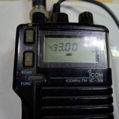 アイコムicom430MHz　IC-3S　ハンディ無線機の画像