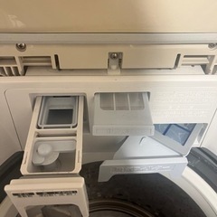 美品【ヤマダ電機 保証付き】縦型洗濯乾燥機 SHARP 8kgの画像