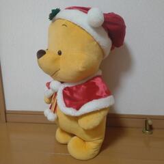 【値下げ】大きなプーさん　クリスマスバージョンの画像