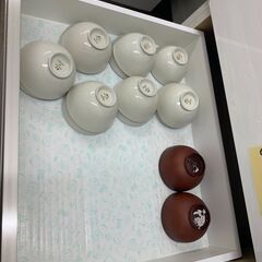 白茶碗・ほぼ使用していないです。