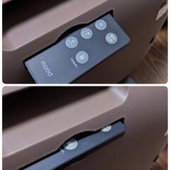 【美品】mood スリムセラミックヒーター 木目調 人感センサー付き 暖房機器の画像