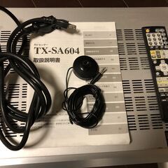 ONKYO AVセンター TX-SA604 ジャンク品 リモコン 測定用マイク 取扱説明書付の画像