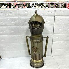 アンティーク ニッカウヰスキー オルゴール付 甲冑 ボトルケース NIKKA