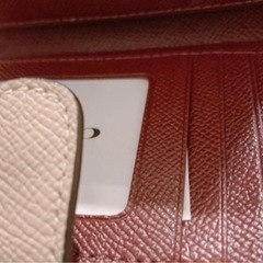 新品　coachの二つ折り財布の画像