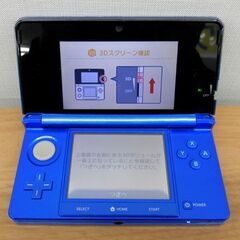 任天堂 3DS CTR-S-JPN-NO コバルトブルー NINTENDO 本体のみ 初期化済み 札幌 西区 西野の画像