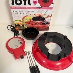 【中古品】パール金属 ジョイル 電気 チョコフォンデュ・バーニャポット 仕切りトレー D-172 調理機器 キッチン家電 クリスマス パーティーなどに◎の画像