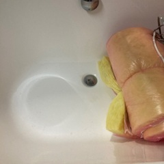 オシャレな浴槽の画像