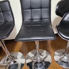 カウンターチェアー　3セット　無料　¥0の画像