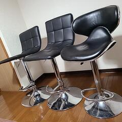 カウンターチェアー　3セット　無料　¥0の画像