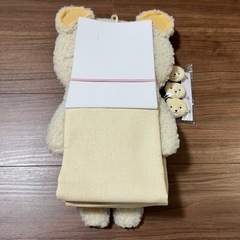 【新品美品】身長計　タペストリー　ベビー　クマの画像