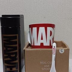 本日受け渡し決定！MARVEL(マーベル)スプーン付き特大マグカ...
