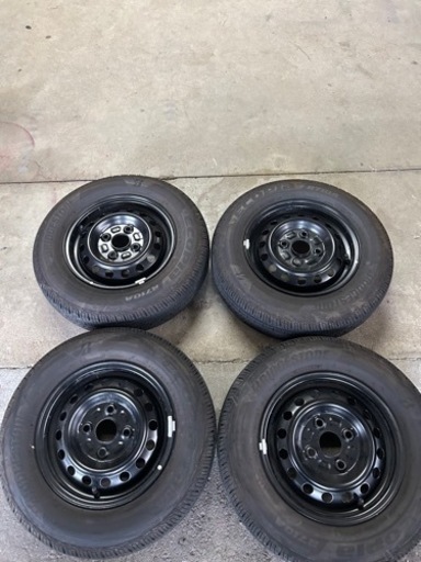 エブリイ 鉄チンホイール、タイヤ ほぼ新品 軽バン 12インチ