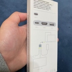【新古品】Apple 純正 USB-C Digital AV Multiportアダプタ ほぼ未使用 付属品完備の画像