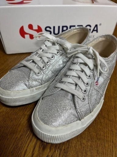 レディース　スニーカー　スペルガ　SUPERGA 2750 シルバー