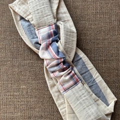 【新品】ハンドメイド　クロス布ターバンの画像