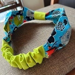 【新品】ハンドメイド　クロス布ターバンの画像