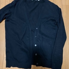 UNIQLOカーディガン　黒色Mサイズ