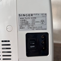 【新品未使用】SINGER 電動ミシン QT-30 の画像