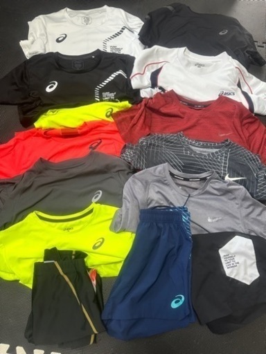 【アシックス・ナイキ】 シャツ＆パンツ セット売り