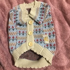 犬服　カーディガン