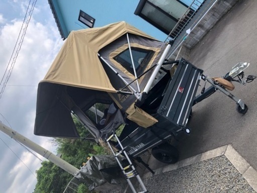 ブラストレイルトレーラー ルーフテント 【話し中】