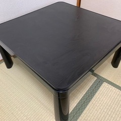 カジュアルこたつ2019年製 正方形 75×75×38cm