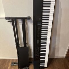 CASIO PX-350MBK カシオ電子ピアノ ペダル・キーボード スタンド付きの画像