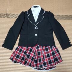 【値下げしました】女の子 上下スーツセット&靴 卒園式、入学式に