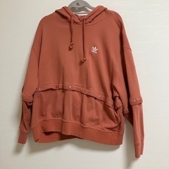 adidas スナップボタンパーカー トレーナー の画像